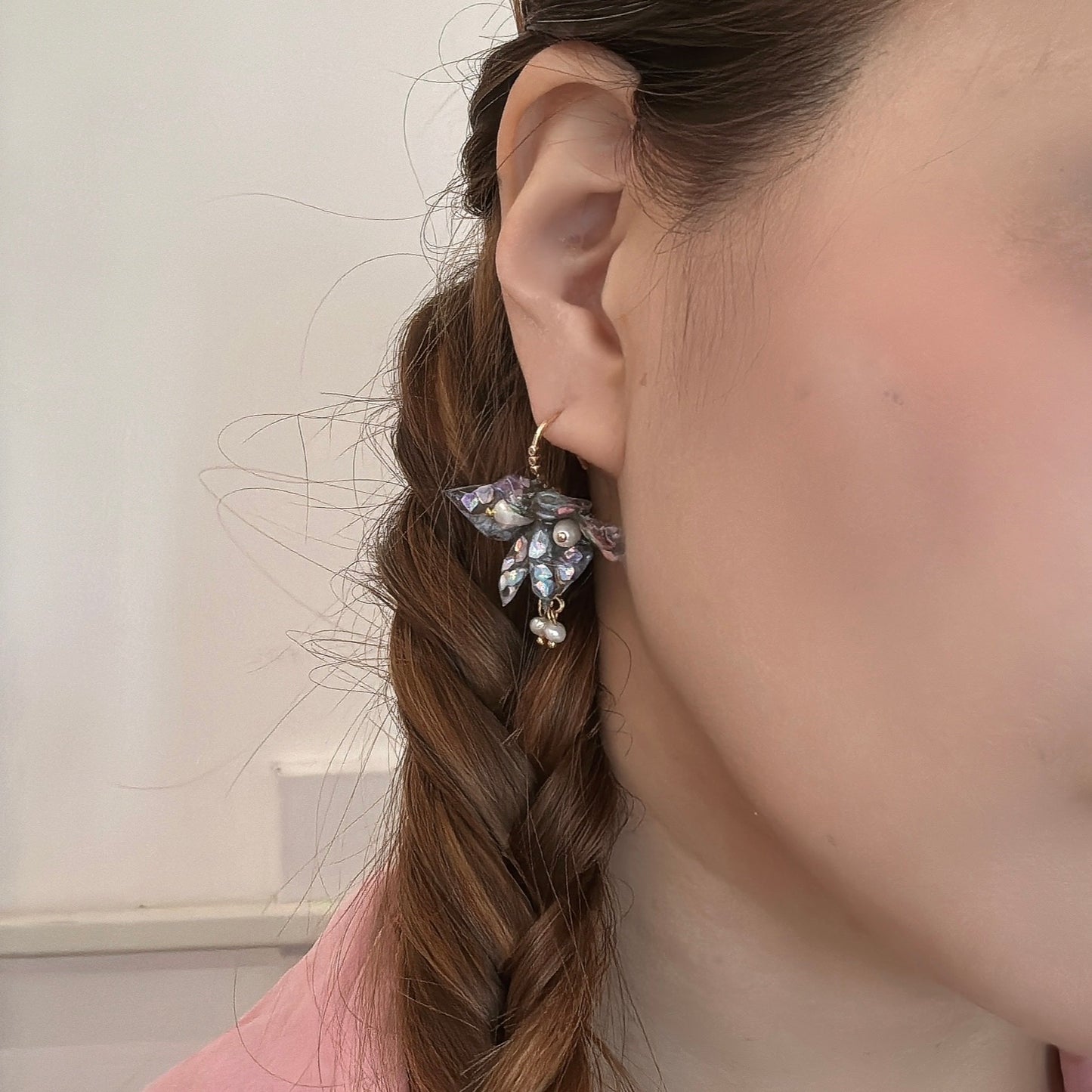 Fairy Prism Papillon Earrings - Stardust -