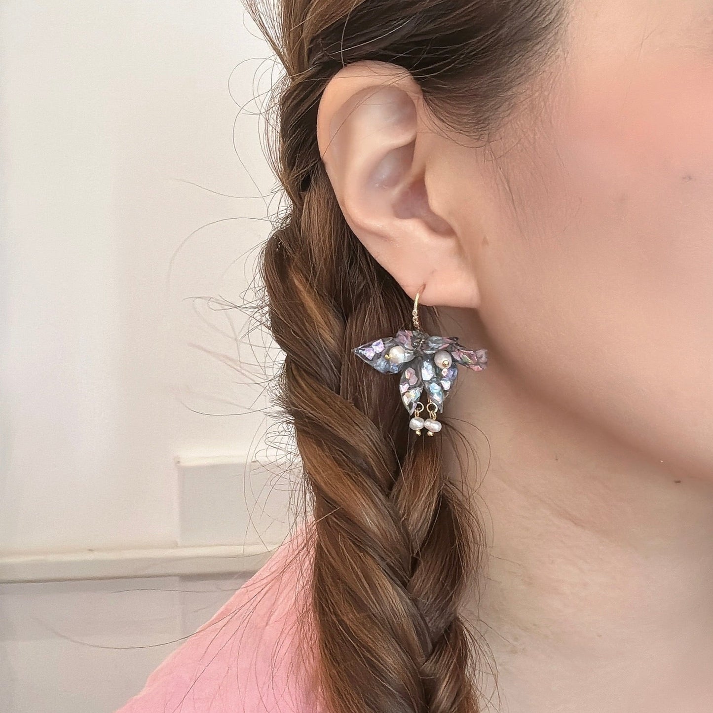 Fairy Prism Papillon Earrings - Stardust -