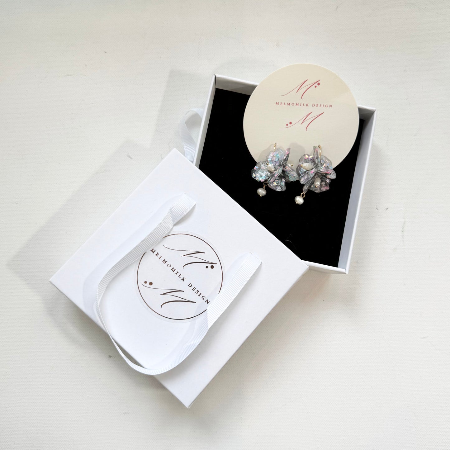 Fairy Prism Bloom Earrings - Stardust -