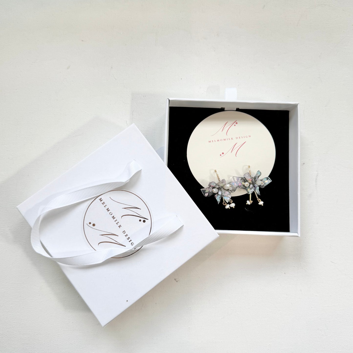 Fairy Prism Papillon Earrings - Stardust -