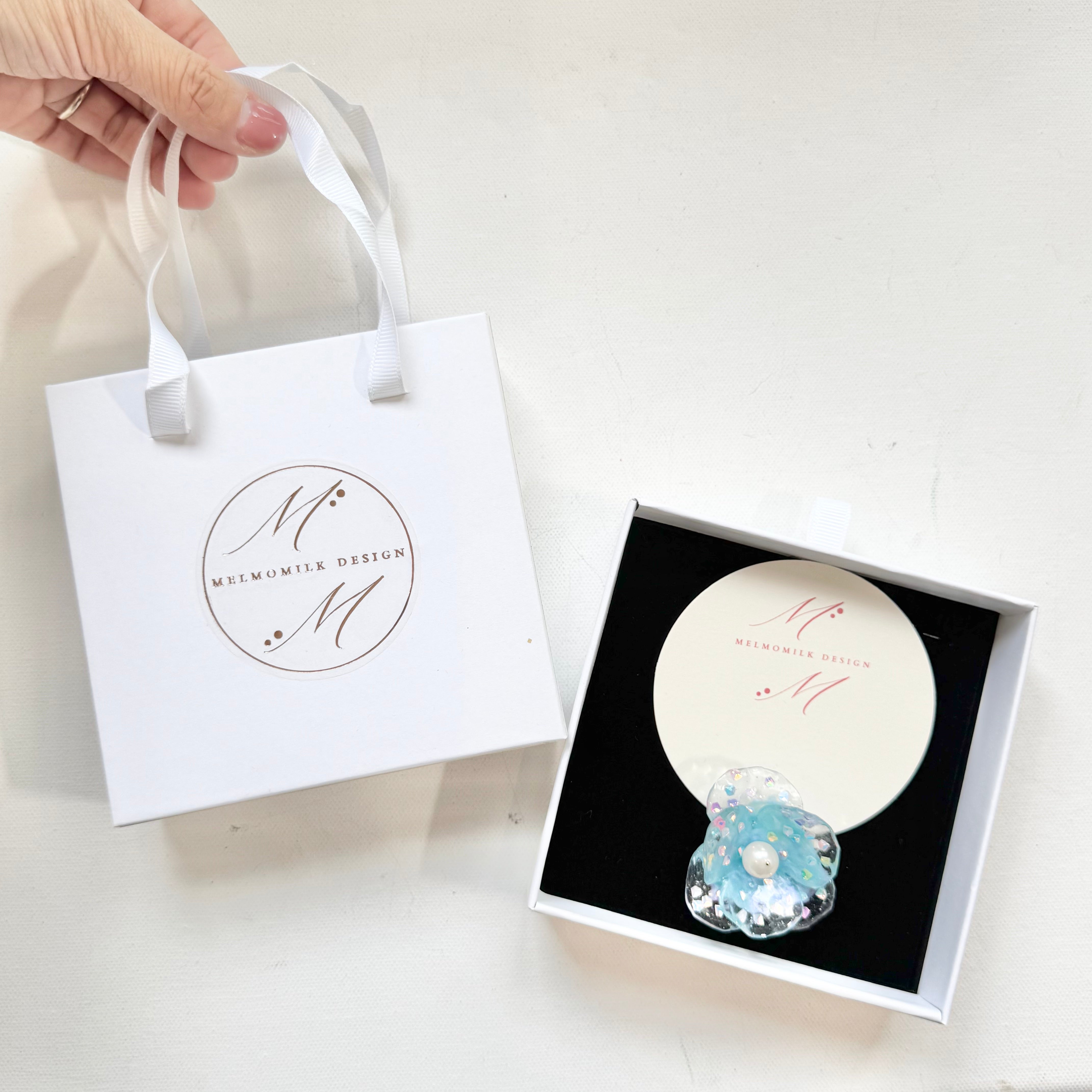 Fairy Prism Bloom Ring - Cosmic Blue -