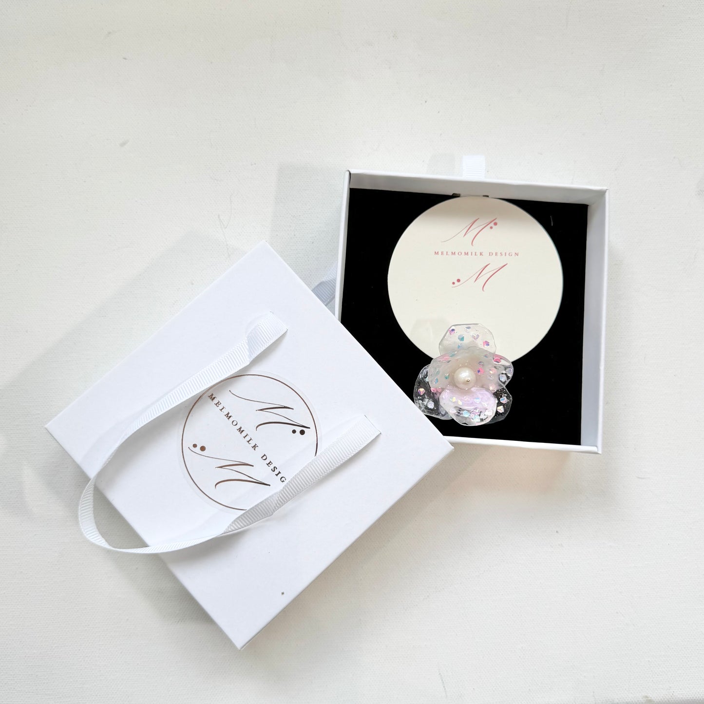 Fairy Prism Bloom Ring - Glowspell White -