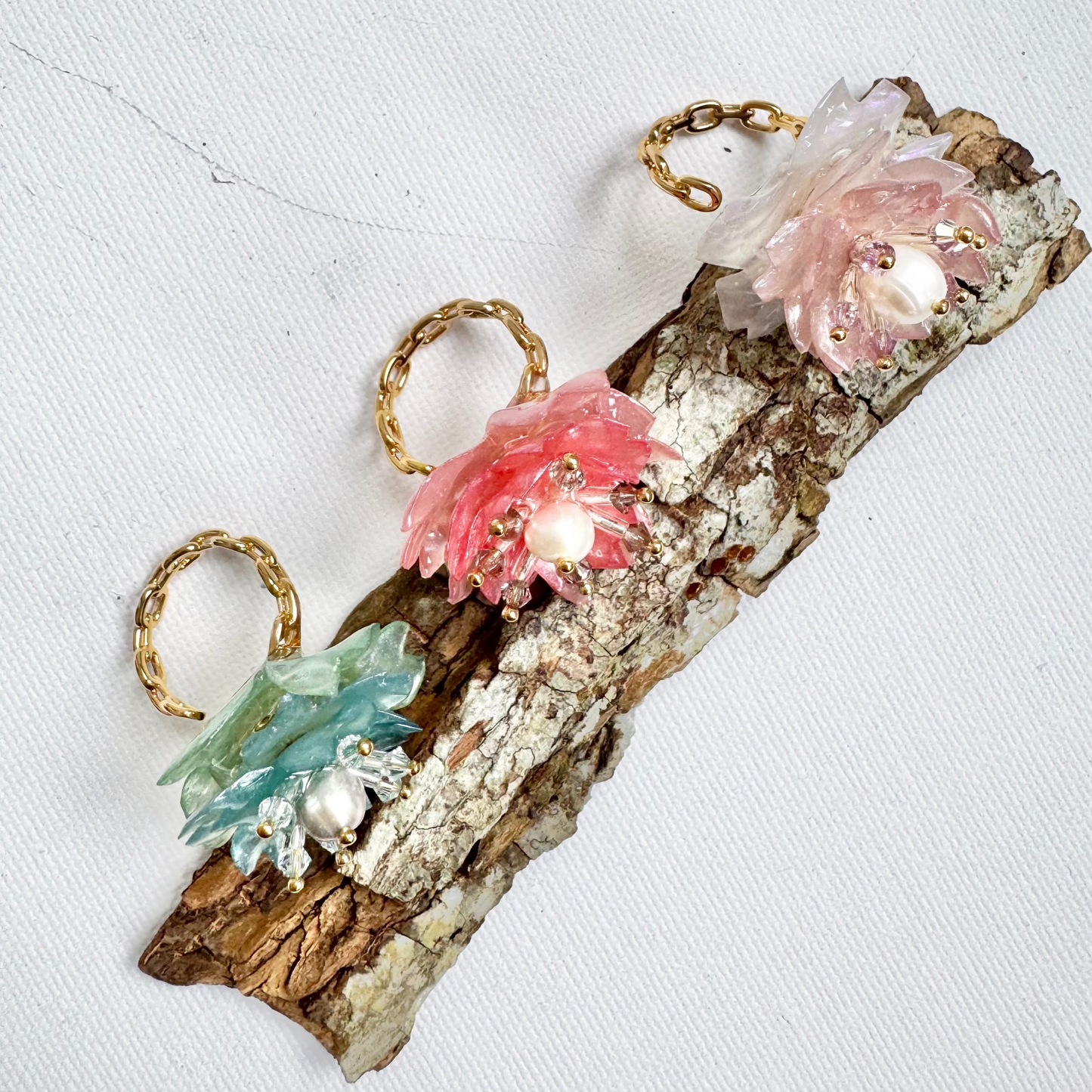 Sakura Veil Ring - Airy Blue -