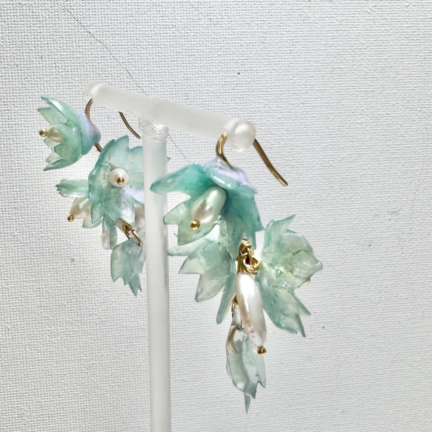 Sakura Veil Earrings - Airy Blue