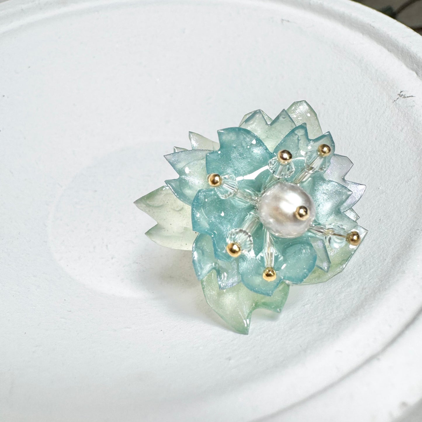 Sakura Veil Ring - Airy Blue -
