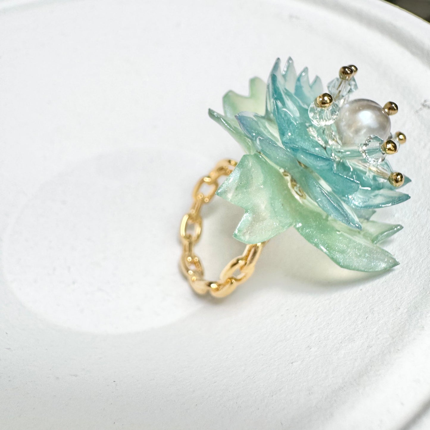 Sakura Veil Ring - Airy Blue -