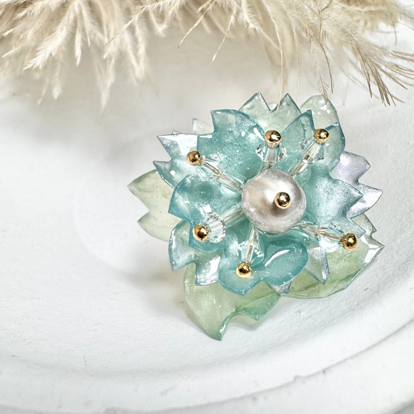 Sakura Veil Ring - Airy Blue -