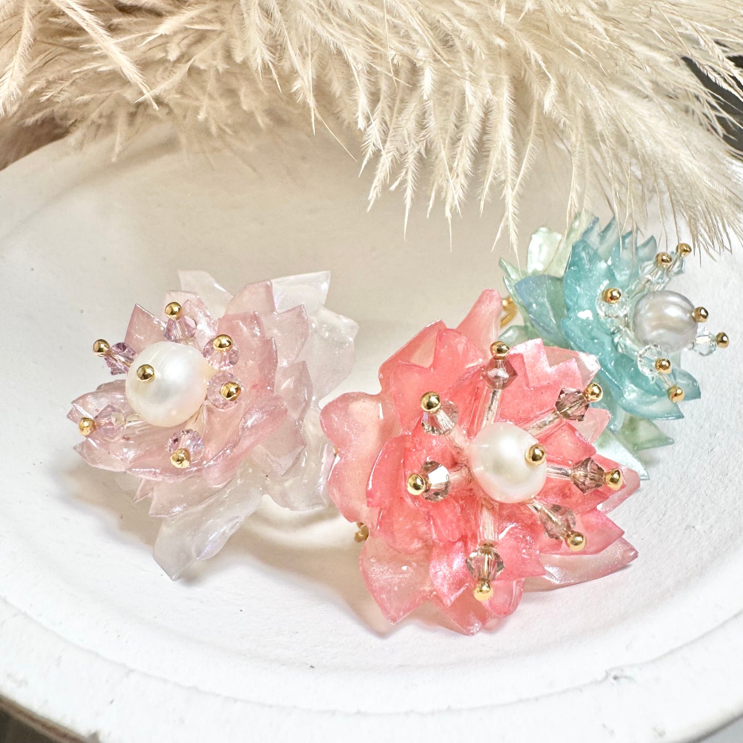 Sakura Veil Ring - Cherry Blush -