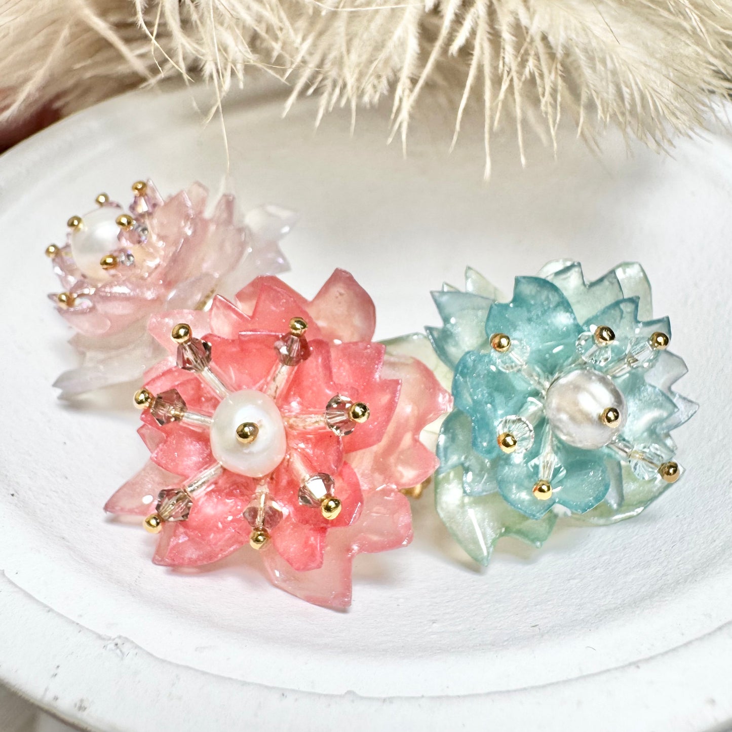 Sakura Veil Ring - Cherry Blush -