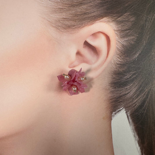 Lilac Fantasy Earrings - Sakura Bloom -