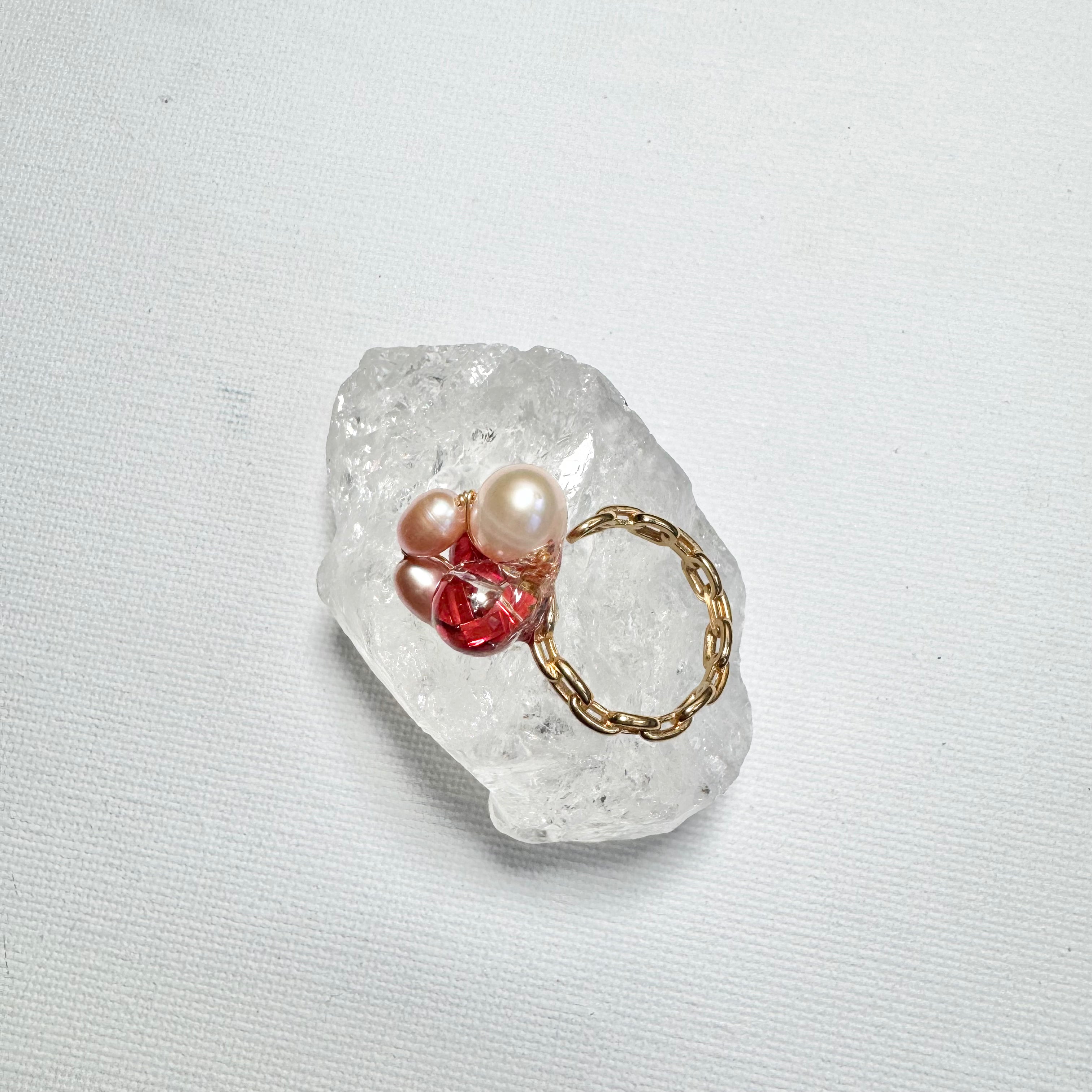 Bee Divine Ring - Ruby Bee -