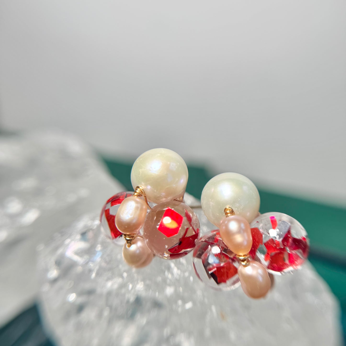 Bee Divine Earrings - Ruby Bee -