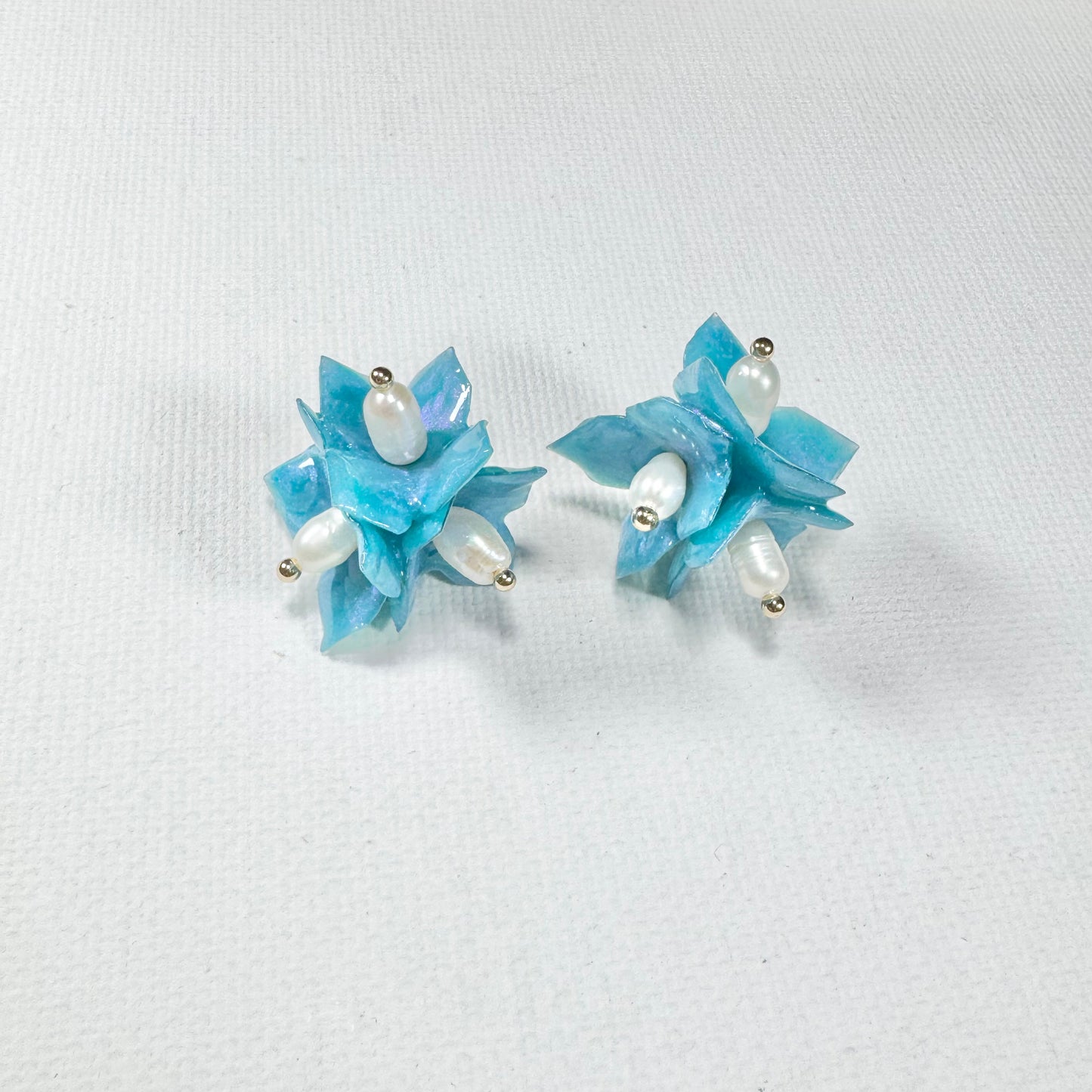 Lilac Fantasy Earrings - Milky Opal -