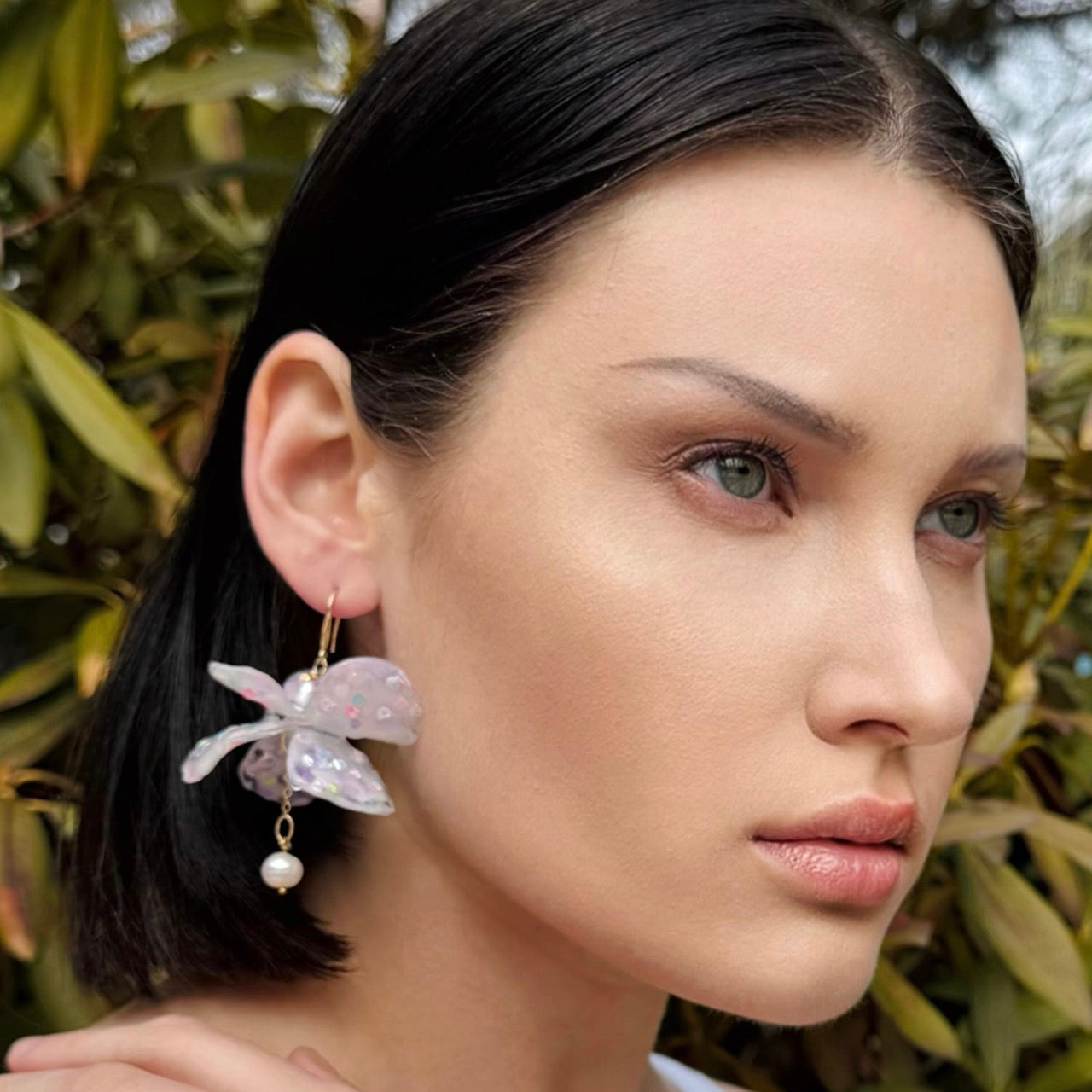 Fairy Prism Dance Earrings - Glowspell White -