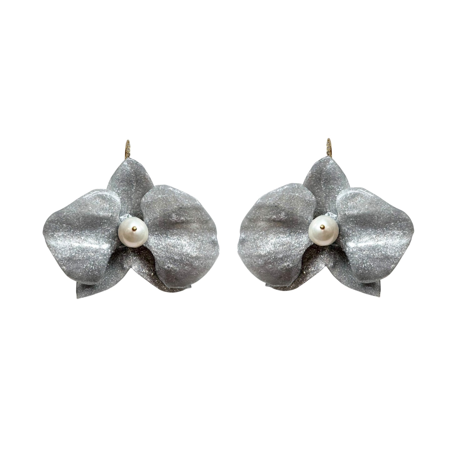 Eternal Orchid Earrings - Silver Holiday -