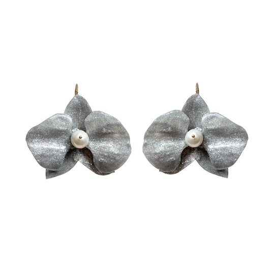 Eternal Orchid Earrings - Silver Holiday -