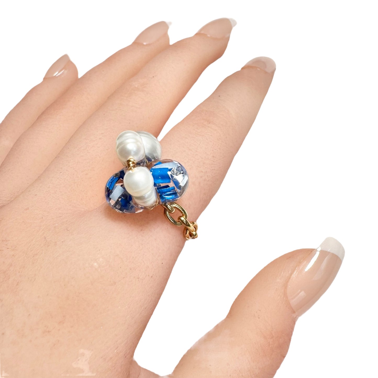 Bee Divine Ring - Blue Bee -