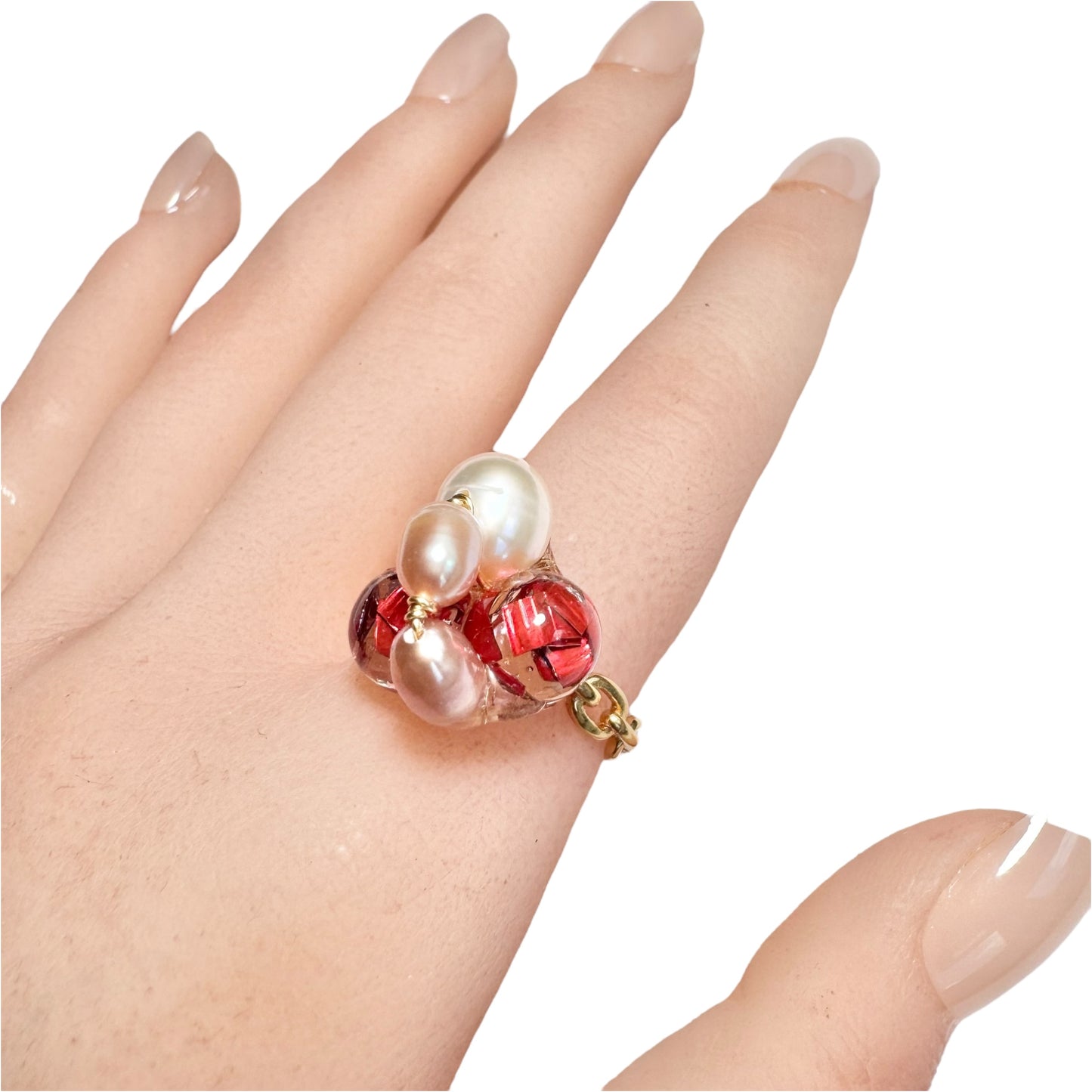 Bee Divine Ring - Ruby Bee -