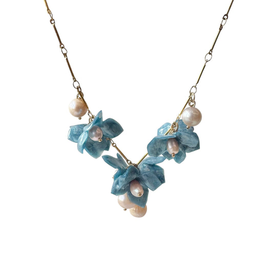 Lilac Fantasy Necklace - Indigo Whisper -