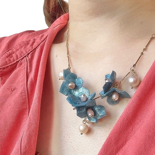 Lilac Fantasy Necklace - Indigo Whisper -