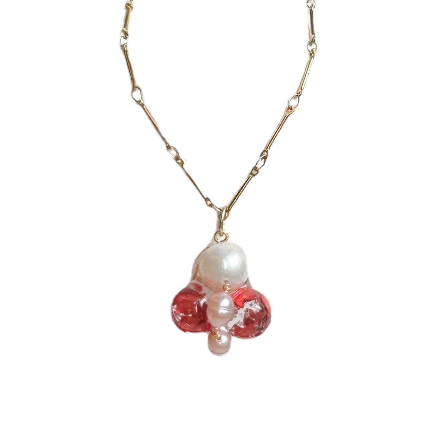 Bee Divine Necklace - Ruby Bee -
