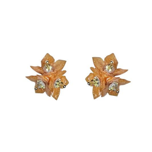 Lilac Fantasy Earrings - Gold Holiday -