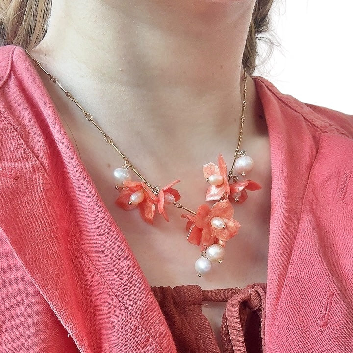 Lilac Fantasy Necklace - Amber Blaze -