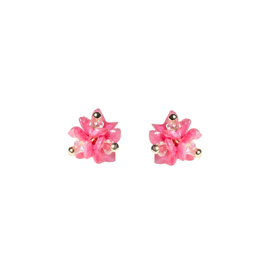 Tiny Pop Earrings - Strawberry Milk -