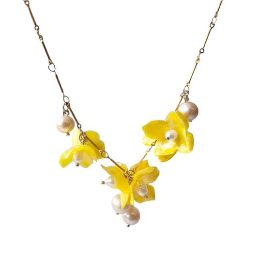 Lilac Fantasy Necklace - Lemon Drop -