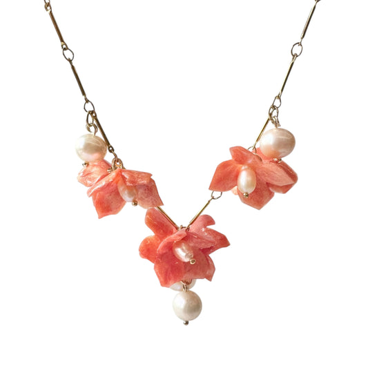 Lilac Fantasy Necklace - Amber Blaze -