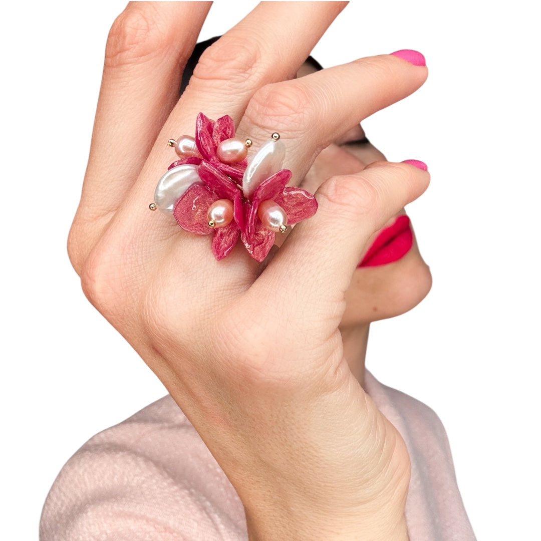 Lilac Fantasy Ring - Antique Blush -