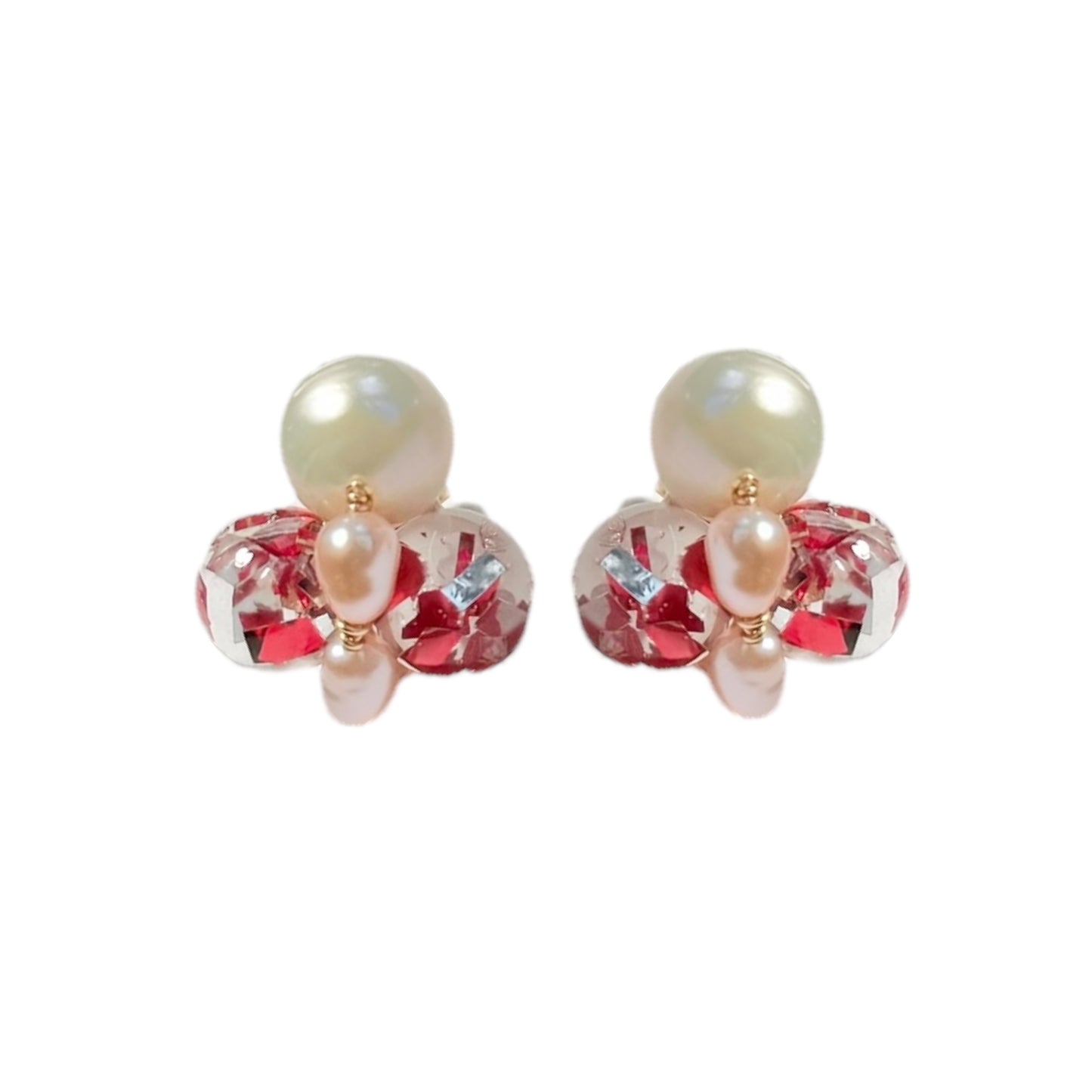 Bee Divine Earrings - Ruby Bee -