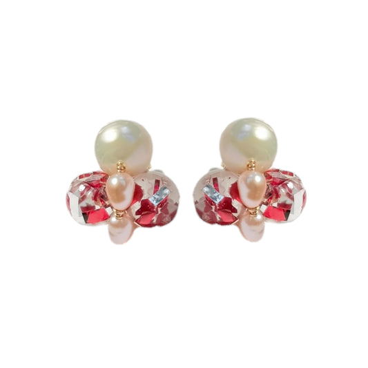Bee Divine Earrings - Ruby Bee -