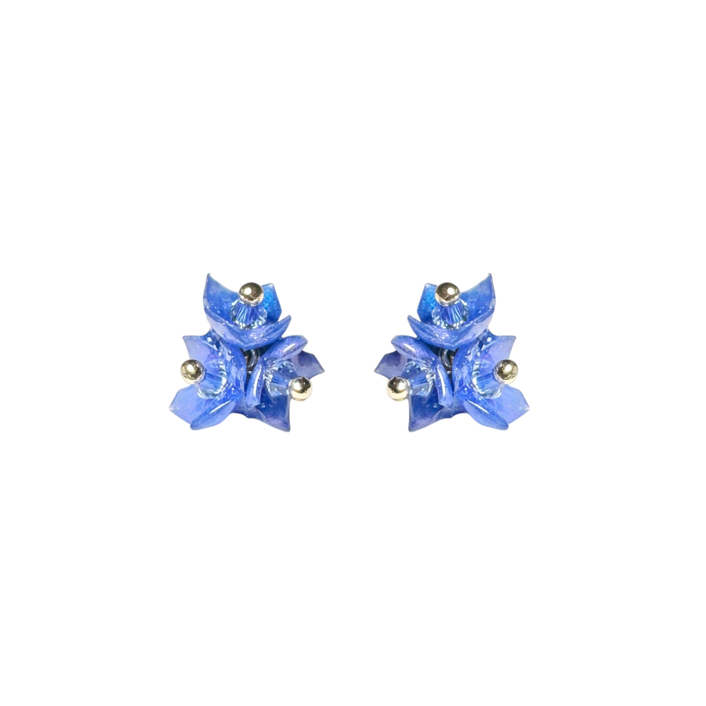 Tiny Pop Earrings - Blue Hawaii -