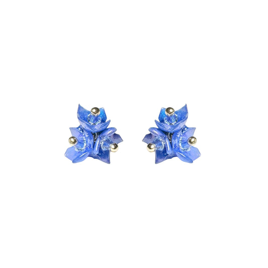 Tiny Pop Earrings - Blue Hawaii -