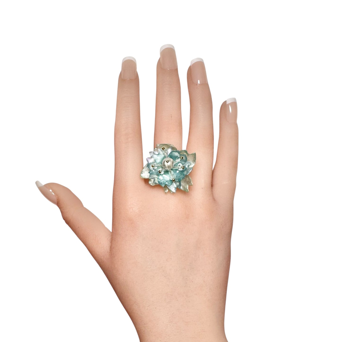 Sakura Veil Ring - Airy Blue -