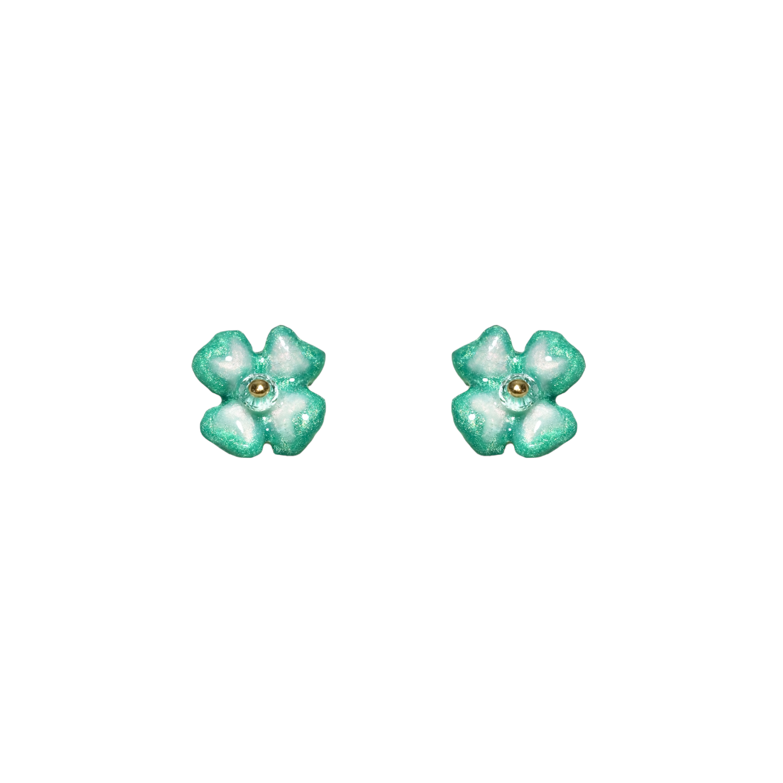 Happy Four Leaf Clover Earrings