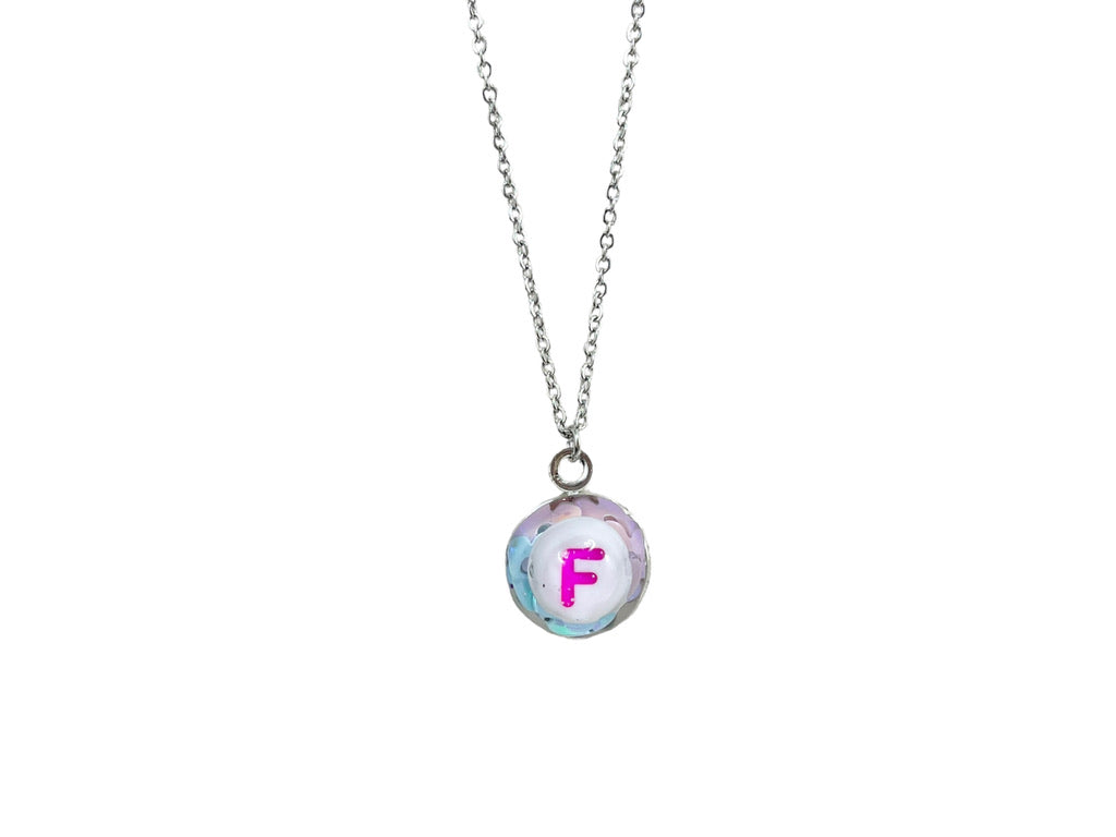 Candy teen necklace - Alphabet- F