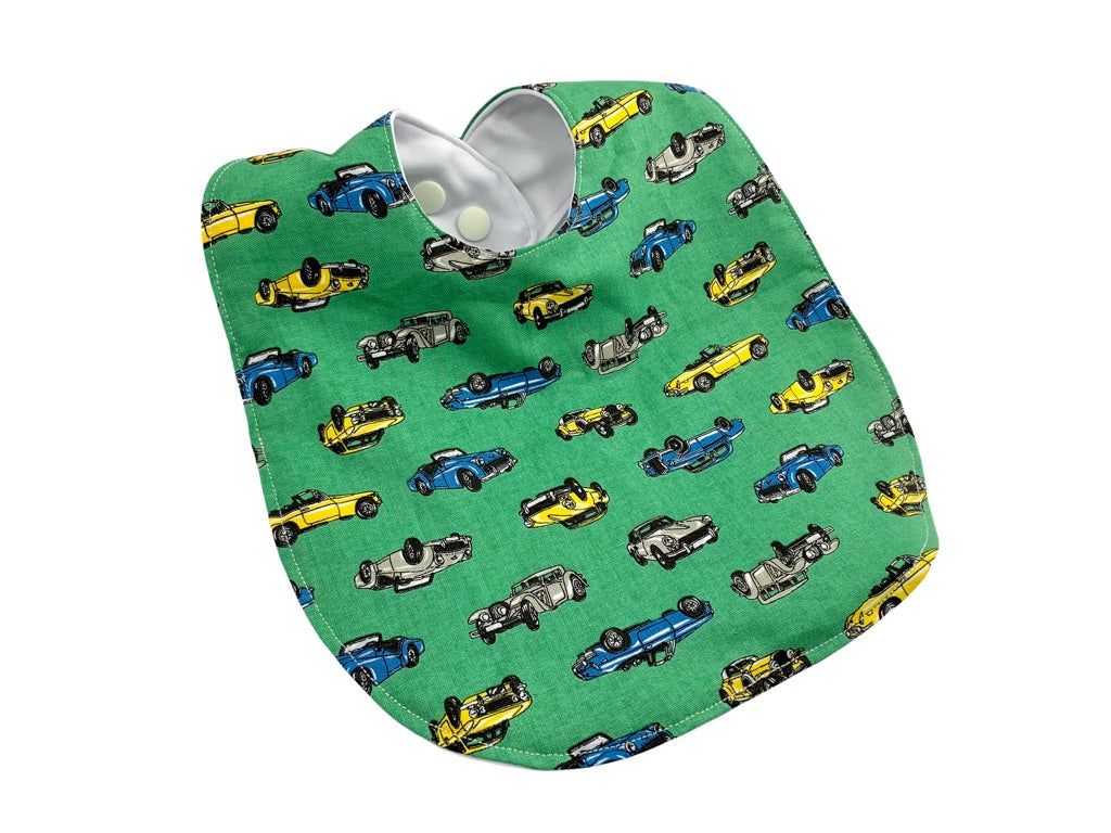 Baby bib -Retro car-