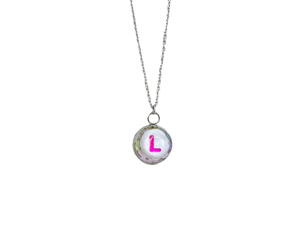Candy teen necklace - Alphabet- L