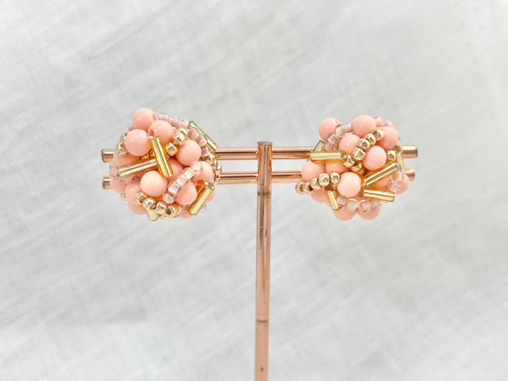 Hand beaded earrings - Sweets -