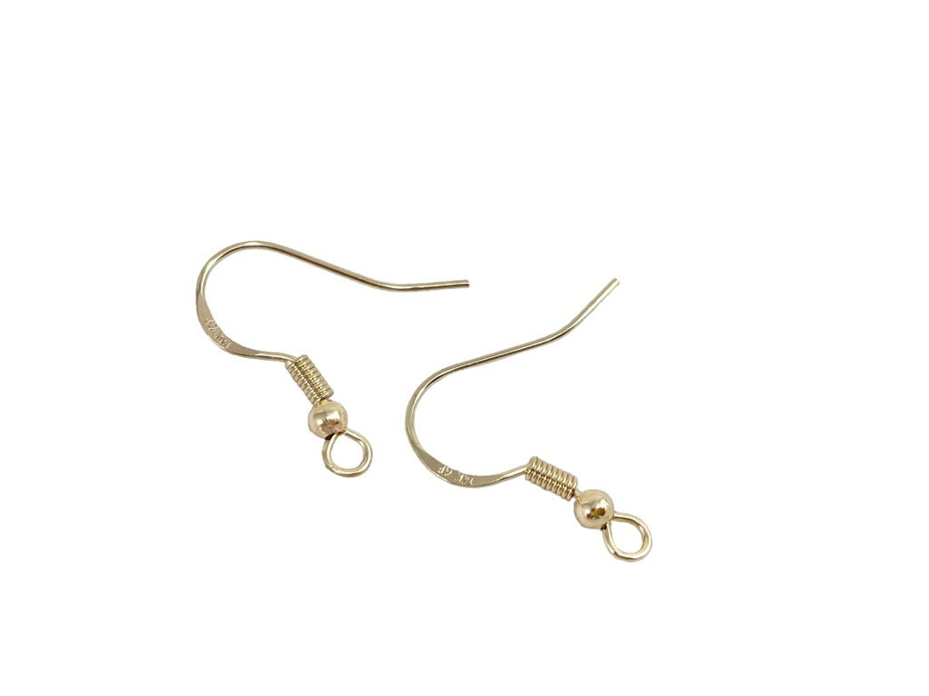 Upcycled earrings - buds - Amethyst・14KGF